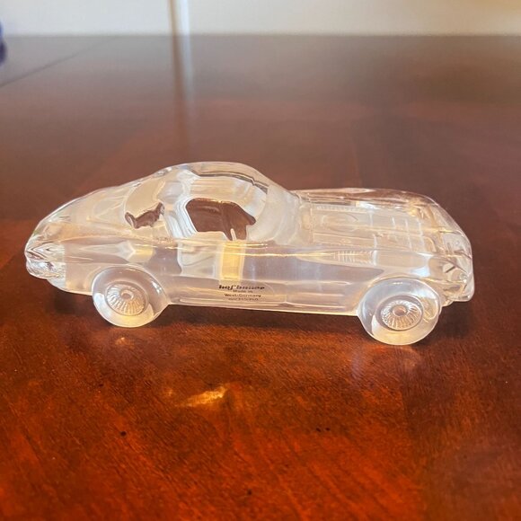 Vintage Hofbauer Crystal Car Paperweight corvette Germany Over 24% PbO - Picture 4 of 8